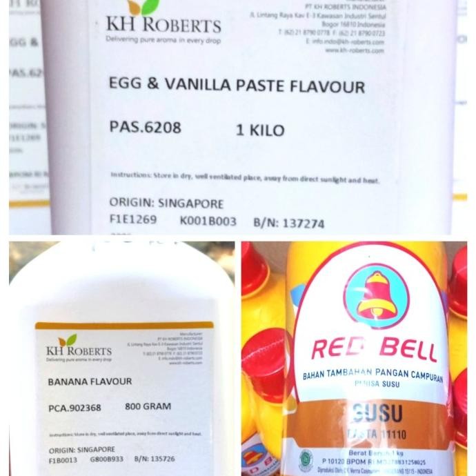 

Murah Banana,Egg Vanilla,Pandan Pasta