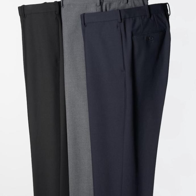 Celana Smart Angkle Katun Panjang Pria UNIQLO ORIGINAL