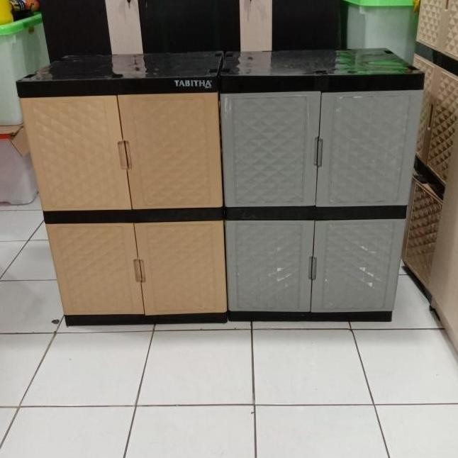 LEMARI PAKAIAN PLASTIK 2 SUSUN
