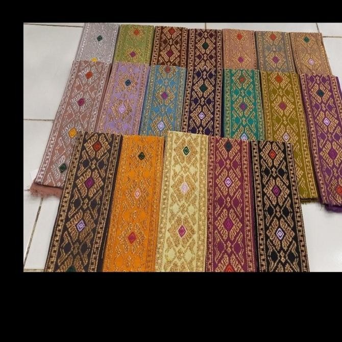 SELENDANG OBI SONGKET BALI MURAH / SELENDANG OBI SONGKET BORDIR