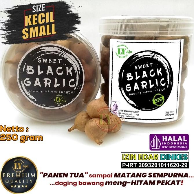 

Promo Bawang Hitam Tunggal Lanang Sweet Black Garlic Ly Aja 250 Gram
