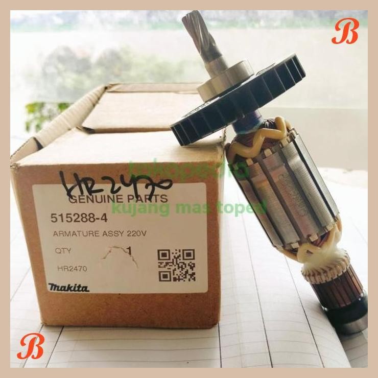 [KMT] ARMATURE MAKITA HR2470 ORIGINAL ANGKER HR 2470 SPARTEPART BOR BETON