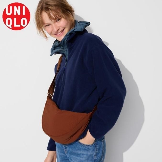 UNIQLO Tas Bahu Mini Bulat Round Mini Shoulder Bag Water Repellent 470040 Original Jastip