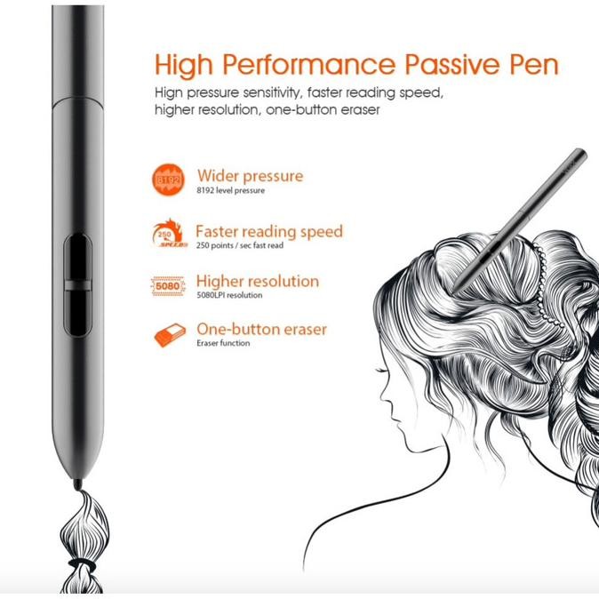 Murah VEIKK P001 Digital Drawing Pen Stylus for VEIKK S640 VEIKK A30 Non COD