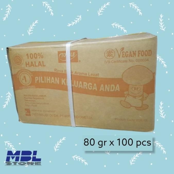 

Murah Totole Kaldu Jamur 80 Gram 1 Dus Isi 100 Pcs
