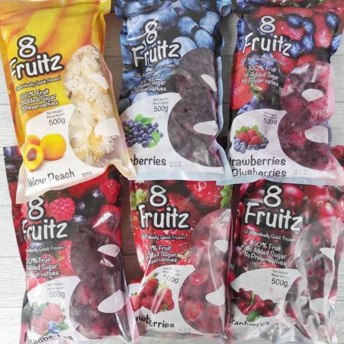 

Murah 8 Fruitz Frozen Fruits 500G Buah Beku
