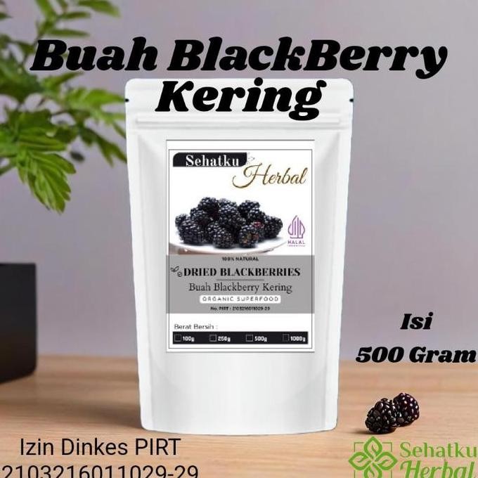 

Murah Sehatkuherbal Dried Blackberries : Buah Blackberry Kering Isi 500 Gram