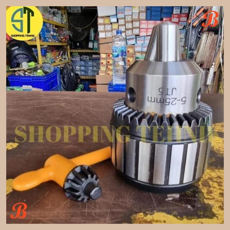 [KMT] KEPALA BOR DUDUK 25MM / CHUCK BOR 25MM JT 5 CHUCK BOR DUDUK 25MM
