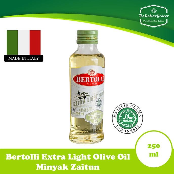 

Sale Bertolli Extra Light Olive Oil 250Ml - Minyak Zaitun