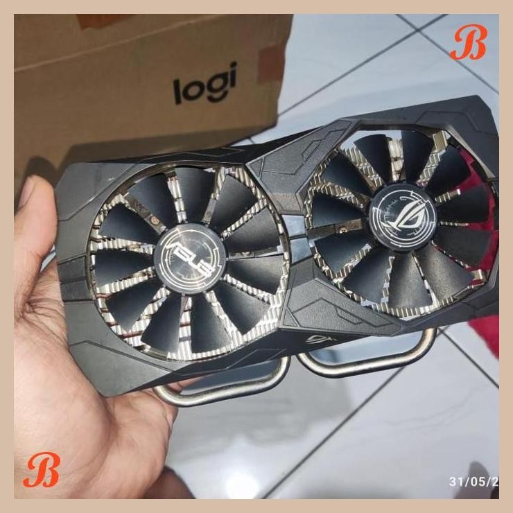 [SRP] 1 set Fan Casing Heatsink RX 460 Asus Strix 75mm 4pin