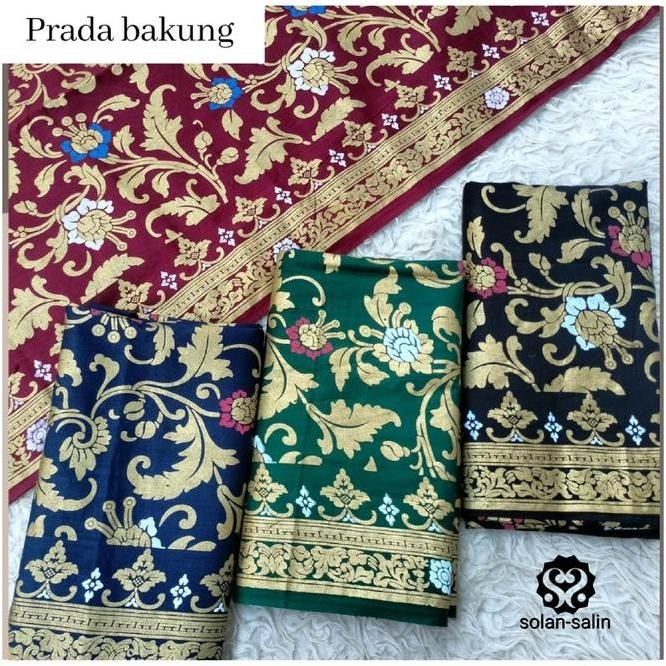 KAIN BATIK BAKUNG SONGKET EMAS SERAGAM BALI SUMBA ELEGAN - KATUN PRIMA HALUS