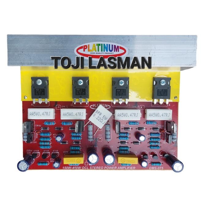 Baru KIT PCB POWER AMPLIFIER AMPLI STEREO JENGKOL TIP TOSHIBA SANKEN W WATT tojil4 Buru Order