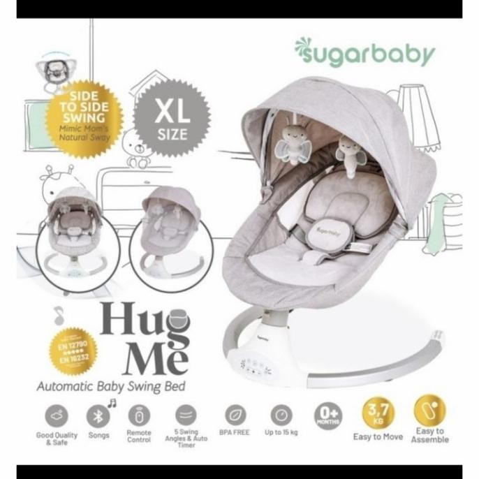 NEW SUGAR BABY HUG NE AUTOMATIC BABY SWING BED/BOUNCER BABY