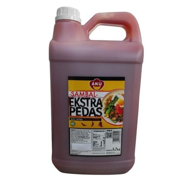

Promo Sambal Extra Pedas Aku Jerigen 5,7 Kg