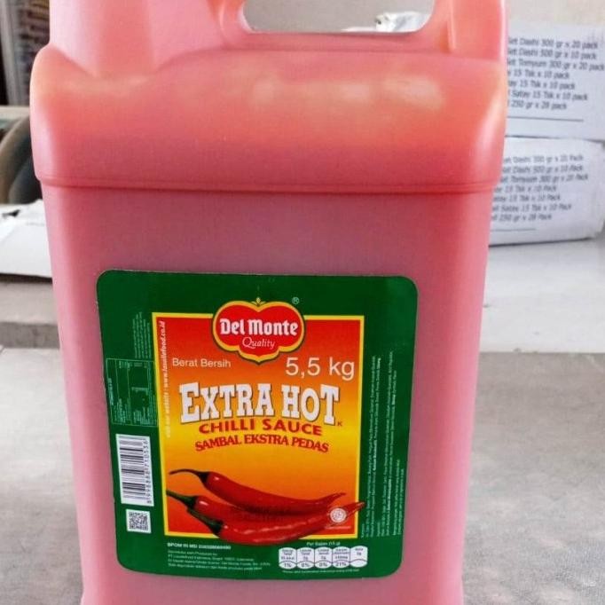 

Promo Delmonte Saos / Saus Sambal Extra Hot Jerigen 5,5 Kg