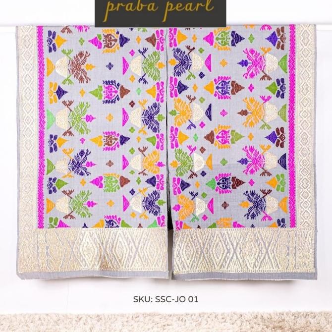 KAIN KAMEN SONGKET TENUN BALI SUTRA CENDANA SINGLE