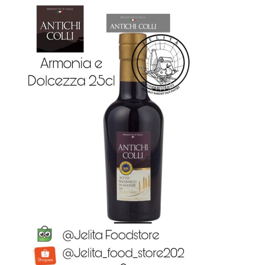 

Grosir Antichi Colli Balsamic Vinegar Of Modena Pgi Armonia E Dolcezza 25Cl