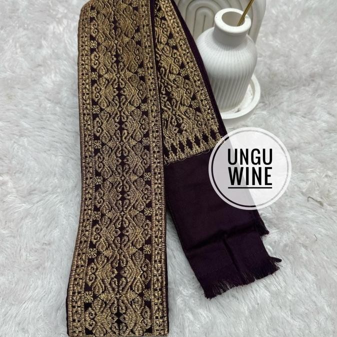 SELENDANG BALI | SELENDANG SONGKET BORDIR OBI TERBARU