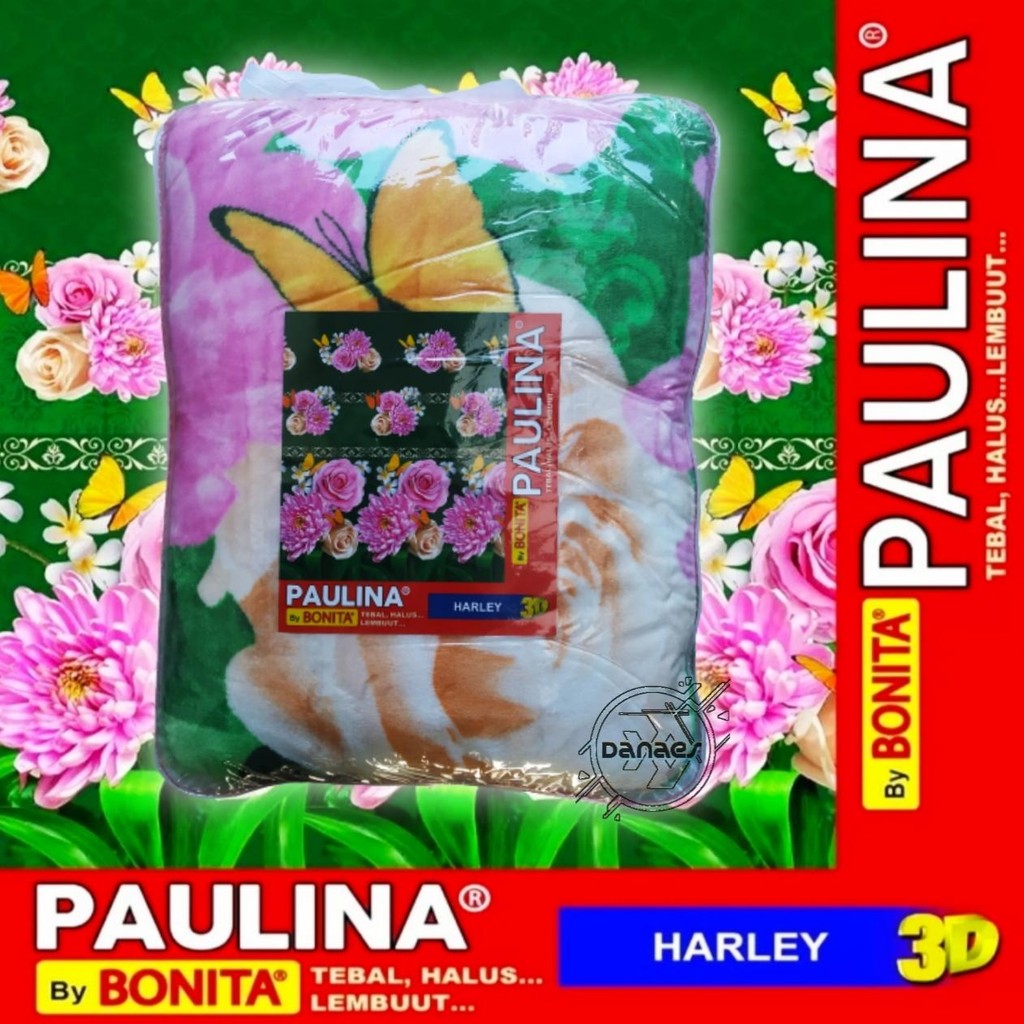 SELIMUT PAULINA 3D BONITA/SELIMUT BULUHALUS BONITA/SELIMUT BULU HALUS BONITA/SELIMUT MURAH