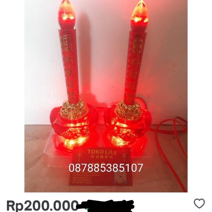 READY LAMPU SEMBAHYANG LILIN/LAMPU LILIN/LILIN YENBAU COLOK LISTRIK TERBAIK