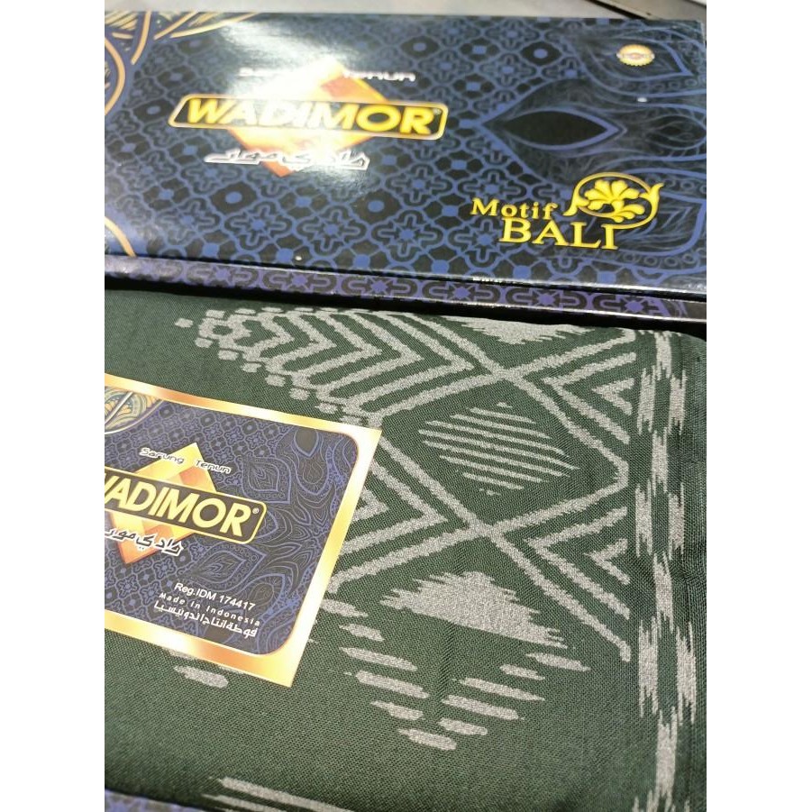 SARUNG WADIMOR MOTIF BALI - KAIN SARUNG PRIA TENUN TRADISIONAL SONGKET BATIK PREMIUM DEWASA