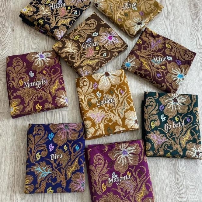 KAIN LILIT KAMEN LEMBARAN SONGKET BORDIR KHAS BALI