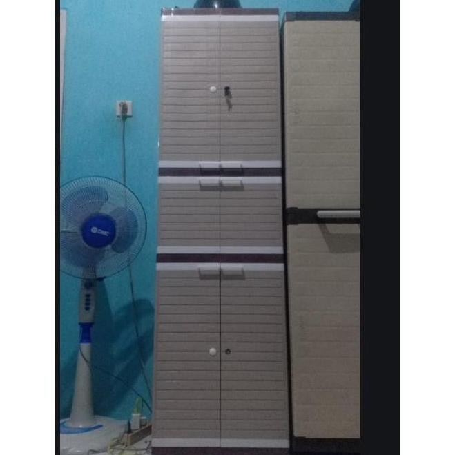 Lemari plastik grandmini club 5 susun