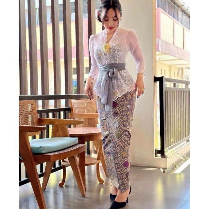 KAMEN JADI SONGKET BORDIR STRAIT MOTIF TERBARU / KAMEN BALI