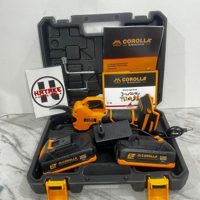 Terlaris Corolla Gunting Dahan 2Baterai Gunting Taman Elektrik Pemangkas Ranting Pohon Brushless Ch0