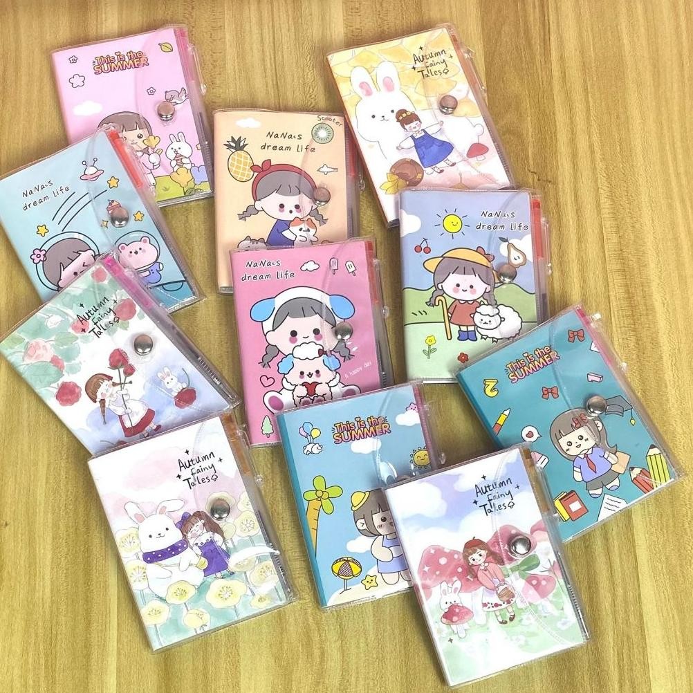 

Sd-67 Hd Pocket Notebook A7-60+Pulpen/Buku Catatan Kecil/Small Diary/Agenda