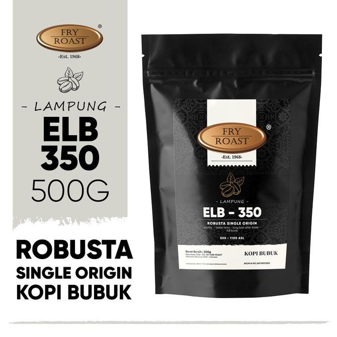 

Kopi Robusta Lampung Elb-350 500 Gr Biji Dan Bubuk Original Dan Terlaris