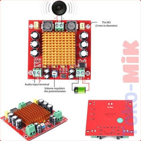 Modul Ampli Tpa3116D2 1X150W Subwoofer 150W Amplifier D Tpa 3116 M544 Original