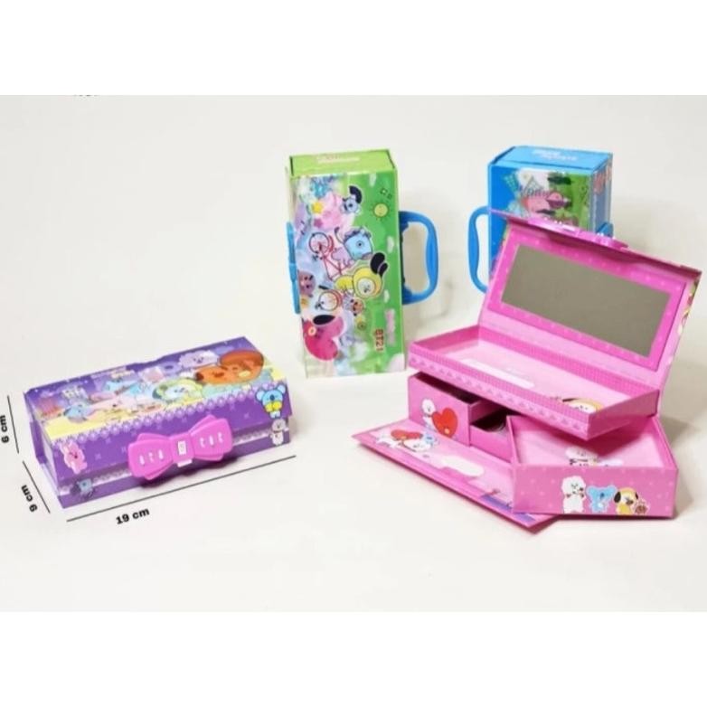 

Ty-65 Hd Kotak Pensil Karton 3D+Kunci Pin/ Tempat Pensil/ Pensil Case