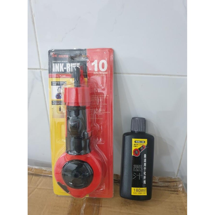 

1 Set Sipatan dan Tinta 20 Meter / Marking Tools set Sipatan+Tinta by Radhiant official