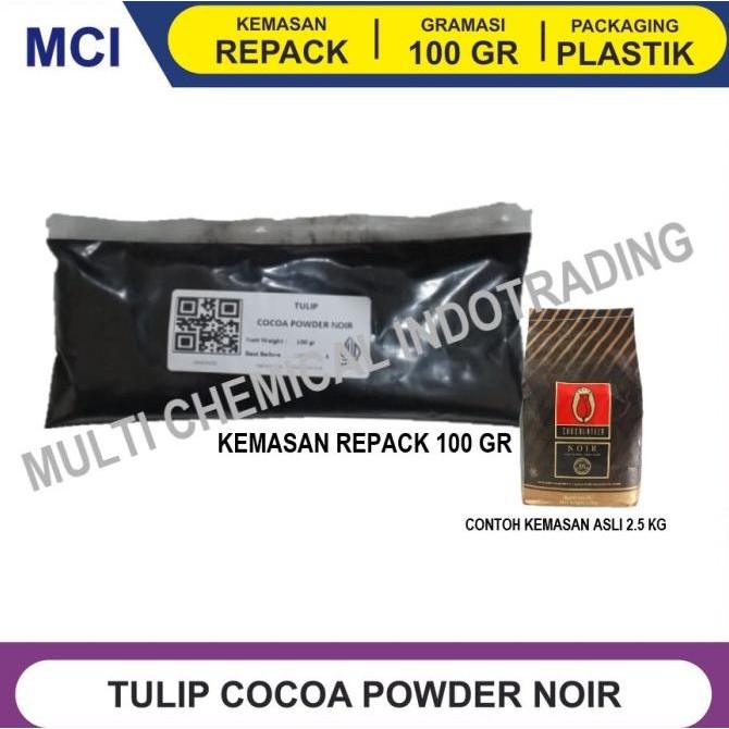 

TERSEDIA TULIP NOIR BLACK COKLAT BUBUK / COCOA POWDER 100 GR