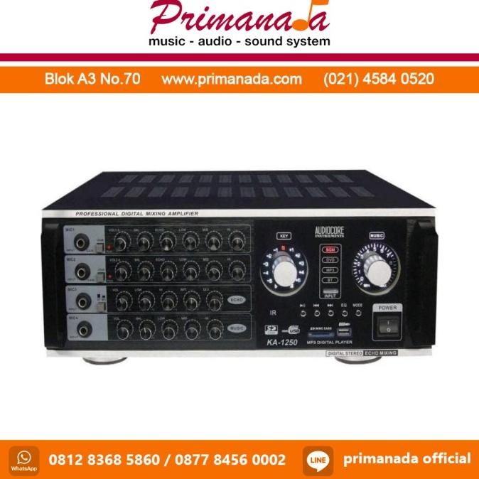 Audiocore Ka-1250 / Ka1250 / Ka 1250 Karaoke Power Mixer Amplifier Original