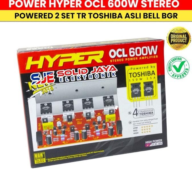 Kit Power Hyper Ocl 600W Stereo Tr Final Transistor Toshiba Asli Original 2Sa1943 2Sc5200 A1943 C520