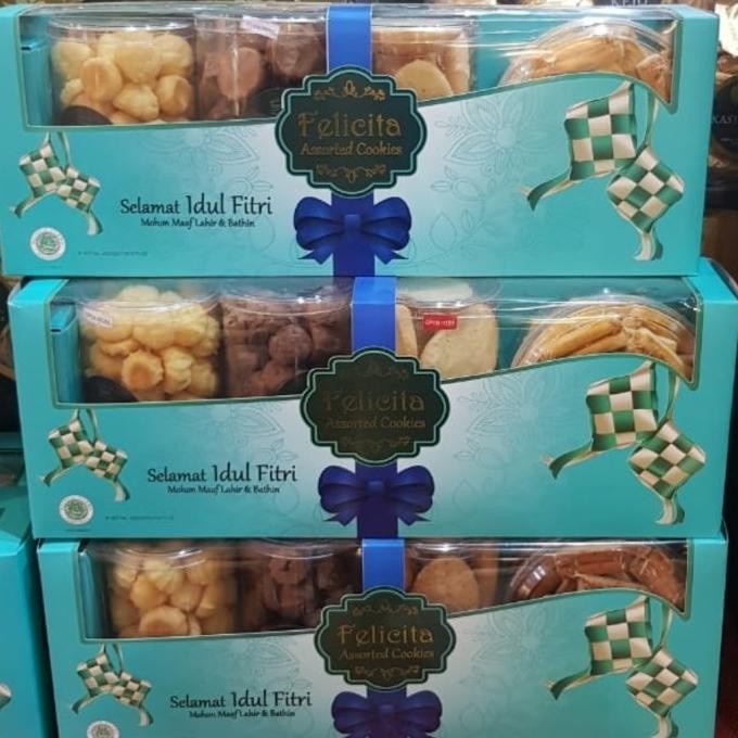 

Promo Po Parcel Kue Lebaran Idul Fitri Hampers | Felicita 4 - Green Box