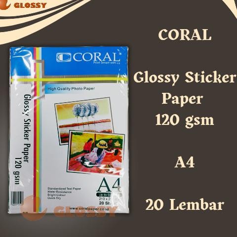 

Coral Glossy Sticker Photo Paper 120 Gsm Terbaru