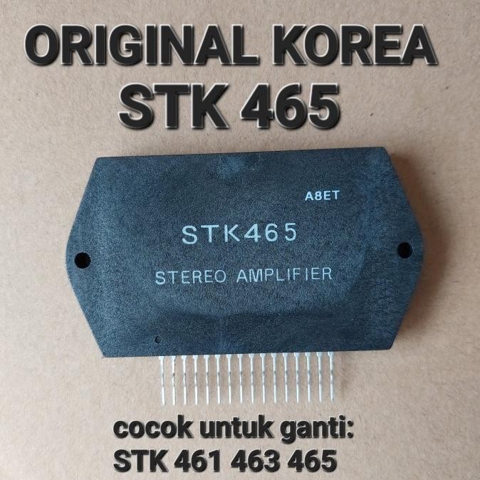 ic suara stk 461 stk461 stereo amplifier tojil4 Berkualitas
