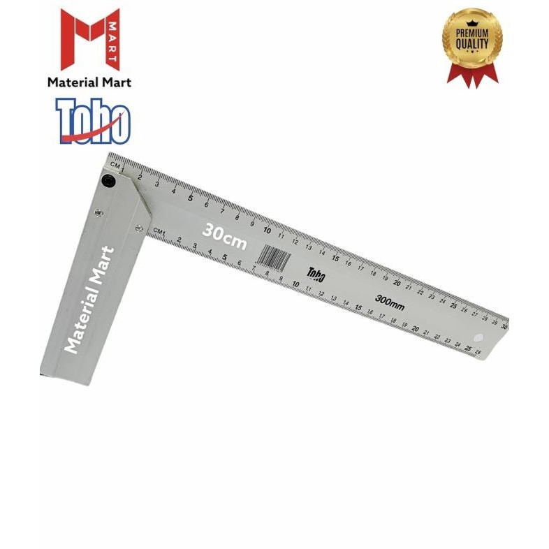

Penggaris Premium Siku Tukang TOHO 30 CM Alat Ukur Meteran Pasekon by Inspire id
