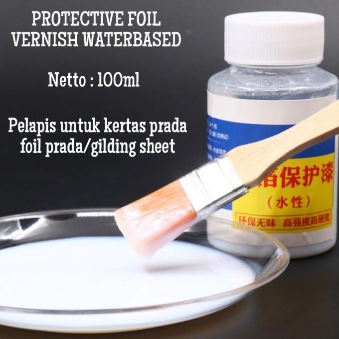 

Top Coat Topcoat Vernish Kertas Prada Foil Leaf Gilding Sheet Best Seller