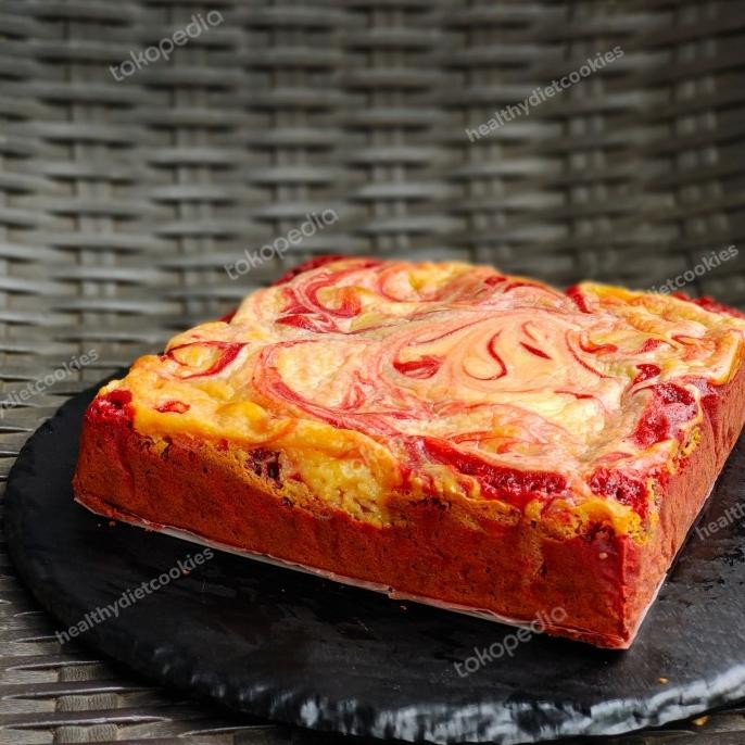 

Promo Keto Red Velvet Cheese Cake Brownies