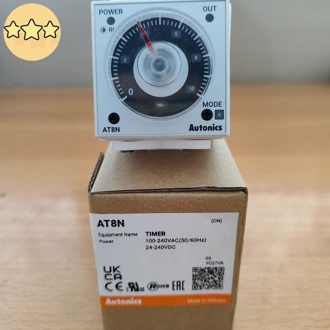 AT-8N Timer Autonics AT8N AUTONIC Power supply 100-240VAC , 24-240VDC