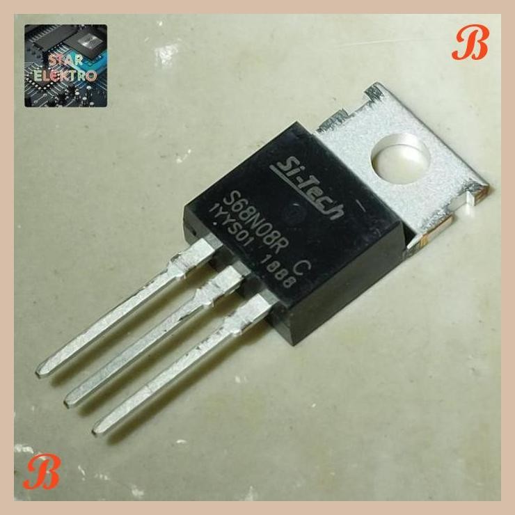 [SRE] S68N08R C To-220 Si-Tech S68N08RC 68N08 Mosfet 80A 68V Transistor FET N-Channel 68N08R