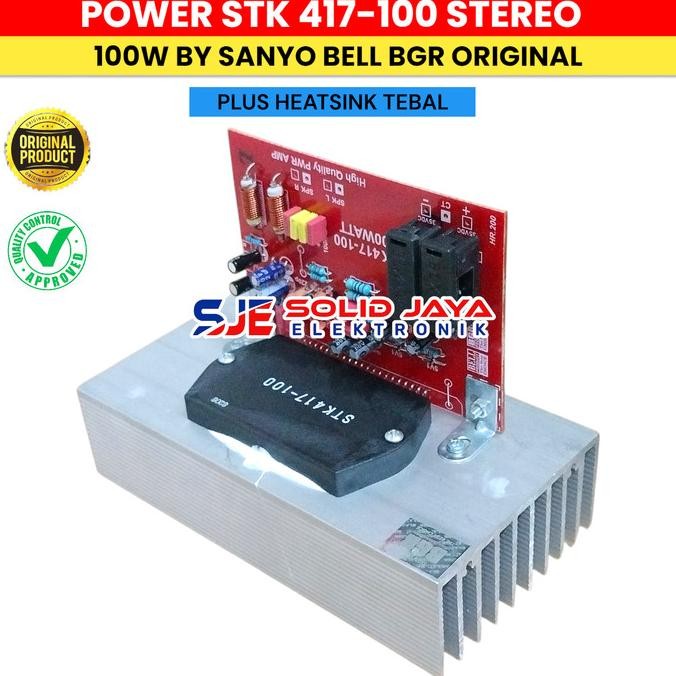 Kit Power Stk 417-100 Stereo 100W Sanyo Amplifier Stk417 100 Bell Bgr Original