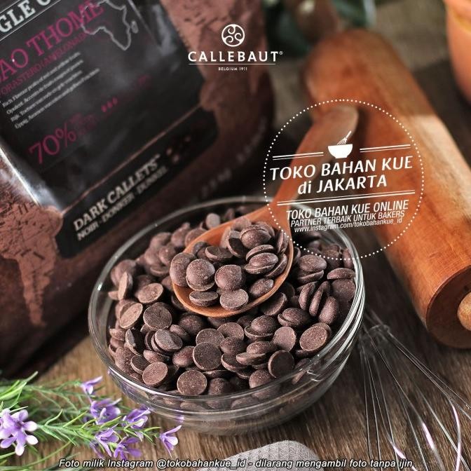 

TERSEDIA Callebaut Couverture Chocolate Single Origin 70% SAO THOME 100g Repack
