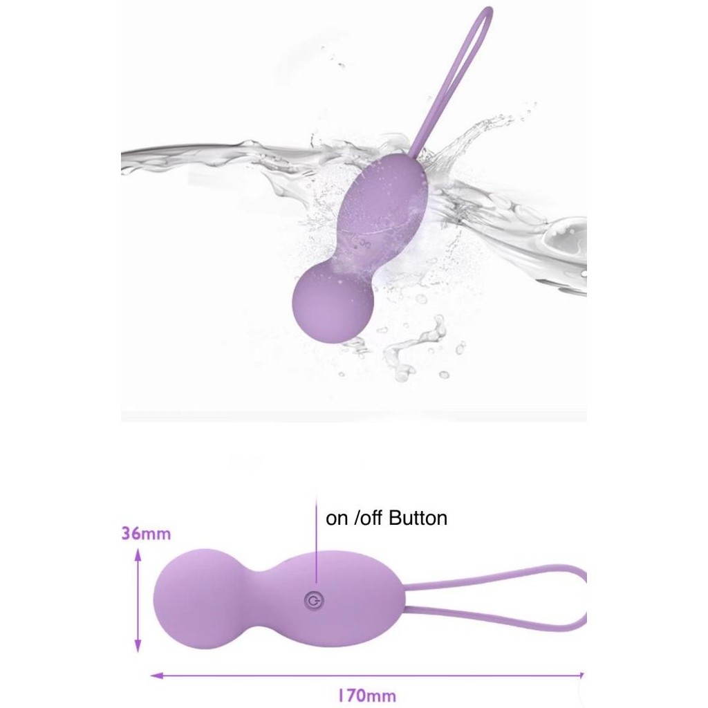 Dr Ruth Smart Kegel Balls Vibrate Remote App / Bola Senam Kegel Getar P19