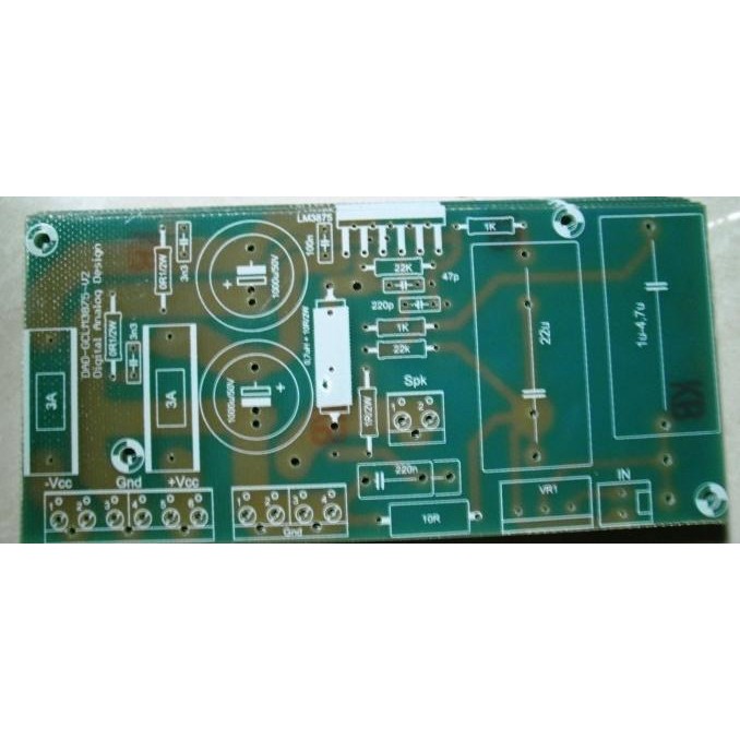 Pcb Amplifier Gainclone Anda Lm3875 V2 Original