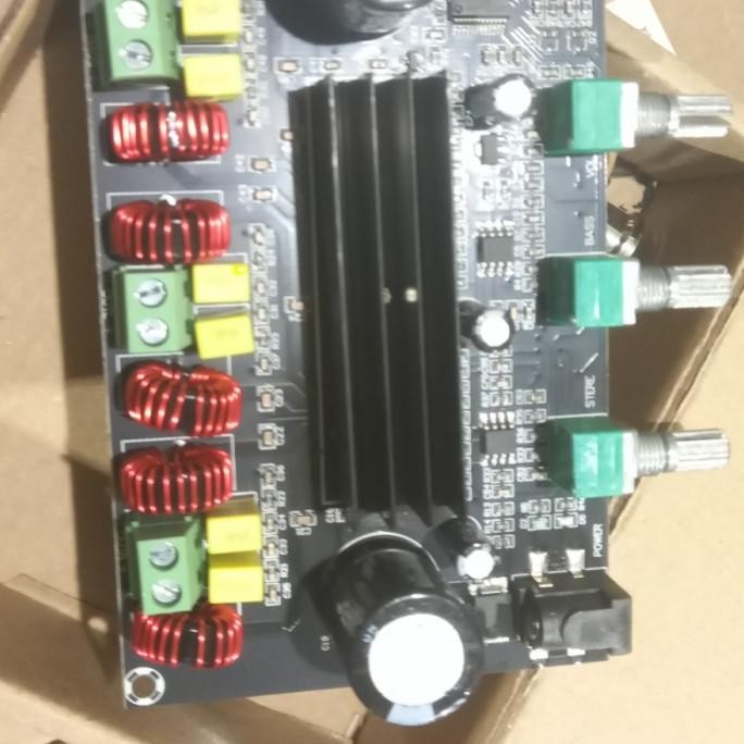 Xh-A305 Bluetooth 5.0 Stereo Digital Power Amplifier Board Tpa3116D2 5 Hitam Subwoofer Pc Biru Origi